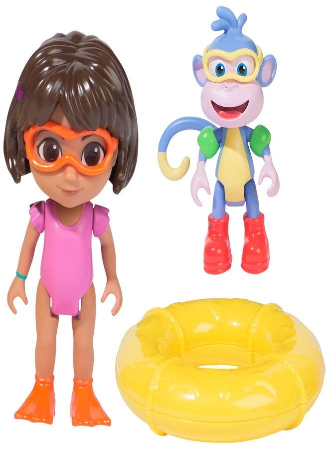 دورا مجموعة دورا، مغامرات سبلاش سبلاش، مع مجسمات دورا وبوتس وملحقاتها، ألعاب أطفال للبنات والأولاد من عمر 3 سنوات فما فوق - Image 4